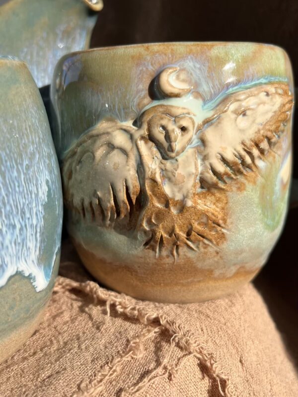 Pieza animal · Lechuza y Luna